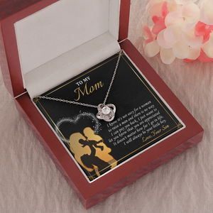 To My Mom - I Love You Forever And Always - Necklace SO119V