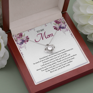 To My Mom You Are The World To Me Necklace SO25V