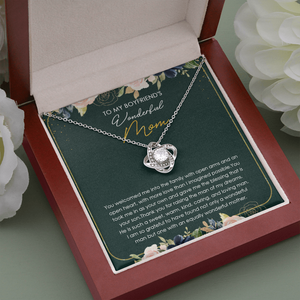 To My Boyfriend's Mom Thank You For Raising The Man Of My Dreams Necklace SO22V