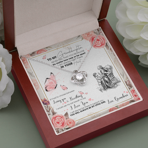 To My Granddaughter - I AM Right There In Your Heart - Necklace DR15