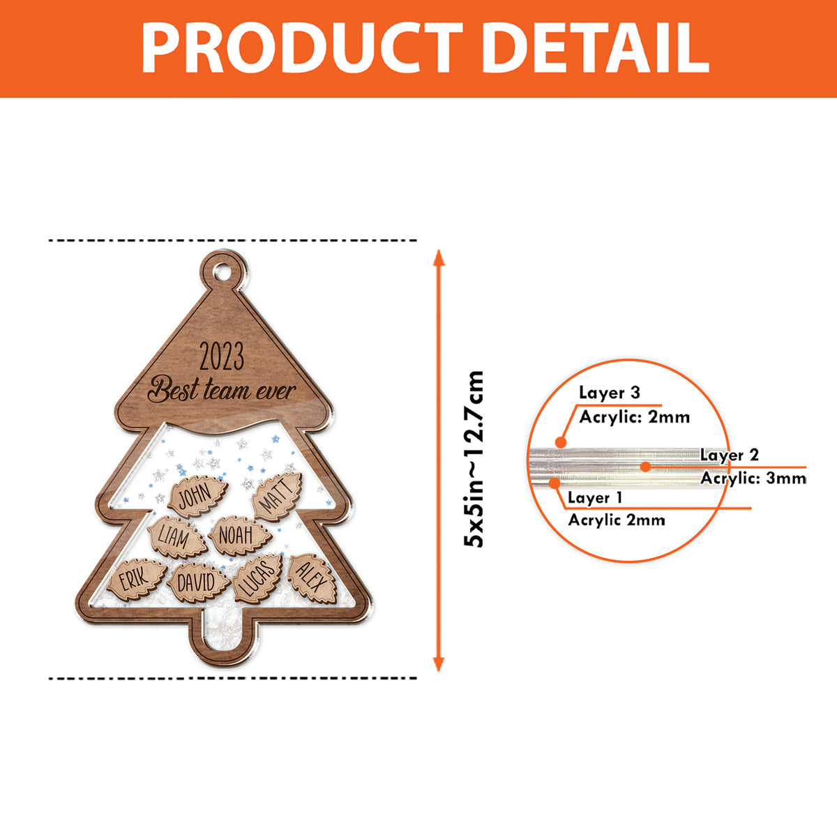 Personalized Ornament Coworker Gift