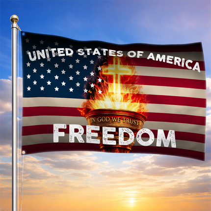 SP-01 Freedom Flag Religious Freedom Christian Celebrations
