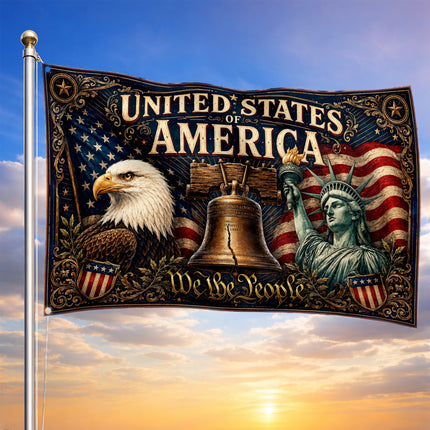 SP-01 Veteran Memorial Flag Fallen Heroes Remembrance Tribute