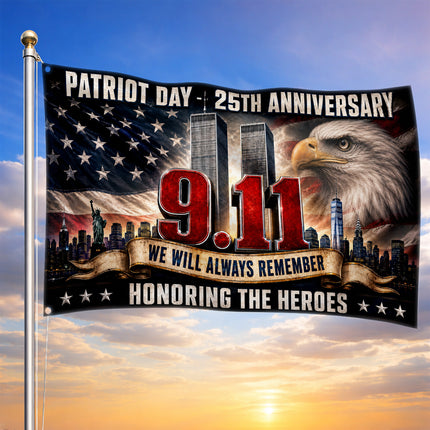 SP-01 Honoring the Heroes Patriot Day 9/11 Remembrance Flag