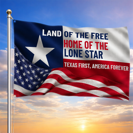 Texas Grommet Flag Texas First America Forever Lone Star