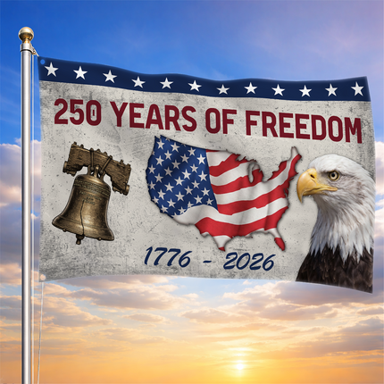 SP-01 National Pride We the People 1776–2026 American Grommet Flag