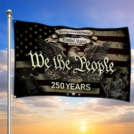 We The People Semiquincentennial Patriotic House Flag America 250 HOF10 - Charming Present