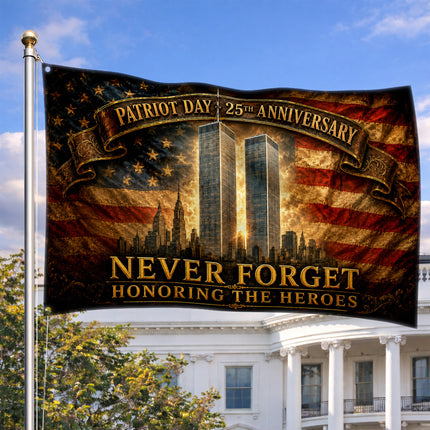 SP-01 Honoring the Heroes 9/11 Patriot Day Flag 25th Anniversary