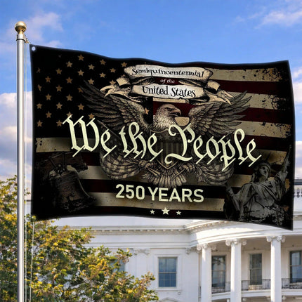 We The People Semiquincentennial Patriotic House Flag America 250 HOF10 - Charming Present