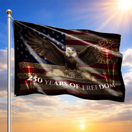 We The People 250 Years of Freedom Eagle Flag America 250 HOF4 - Charming Present