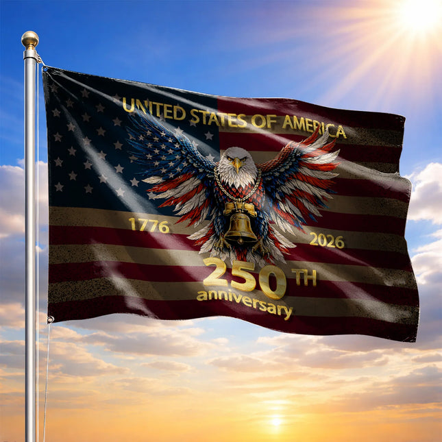 Patriotic Liberty Bell Eagle Flag America 250 Anniversary HOF5 - Charming Present