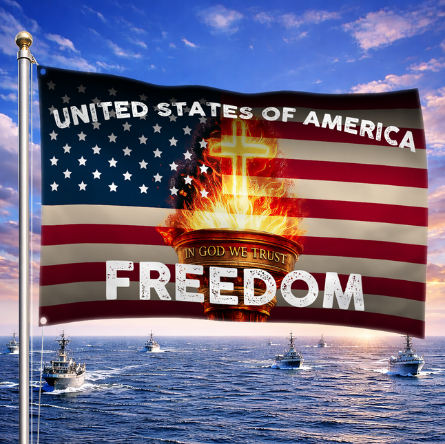 SP-01 Freedom Flag Religious Freedom Christian Celebrations