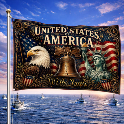 SP-01 Veteran Memorial Flag Fallen Heroes Remembrance Tribute