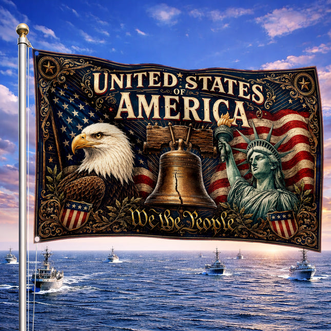 SP-01 Veteran Memorial Flag Fallen Heroes Remembrance Tribute