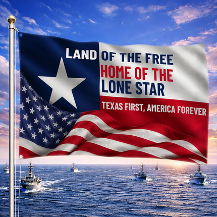 Texas Grommet Flag Texas First America Forever Lone Star