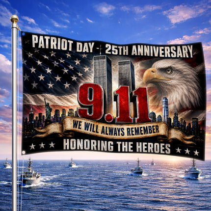 SP-01 Honoring the Heroes Patriot Day 9/11 Remembrance Flag