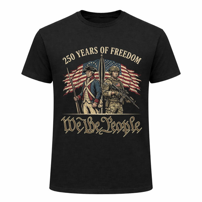We The People Military Defenders Patriotic T-Shirt America 250