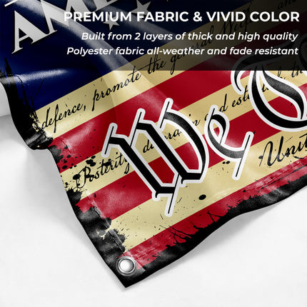 SP-01 We The People Flag Strength and Freedom Military Appreciation