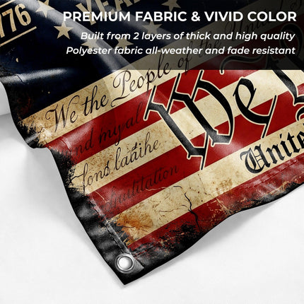 Washington Crossing We The People America 250 House Flag
