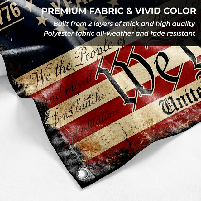 Washington Crossing We The People America 250 House Flag
