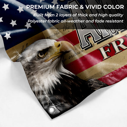 SP-01 USA Faith Flag Faith and Freedom Memorial Day