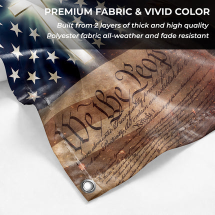 SP-01 In God We Trust American Heritage Faith Flag Veterans Day