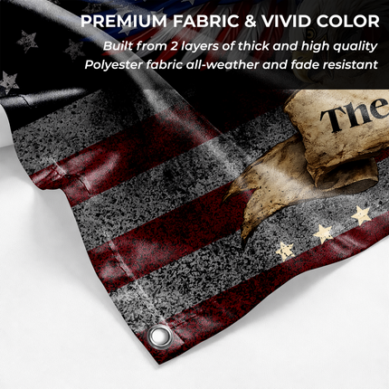 Personalized 250 Years of Freedom Patriotic Eagle Flag HOF7