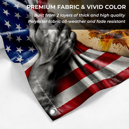 SP-01 One Nation Under God Christian Patriotic Flag National Day of Prayer