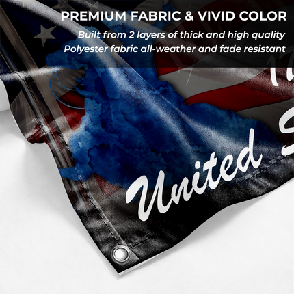 SP-01 250 Years of Freedom We the People American Grommet Flag
