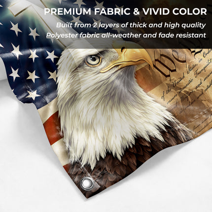 SP-01 Jesus Christ Patriotic Flag In God We Trust Constitution Day