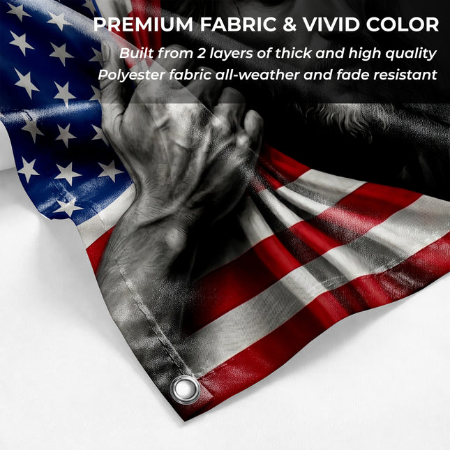 SP-01 God Bless America Christian Faith Flag Faith and Freedom