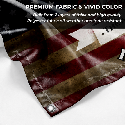 Personalized We The People Patriotic Eagle Flag