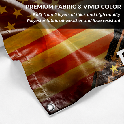 SP-01 Lighthouse Patriotic Decor Home of the Brave Eagle Memorial Day