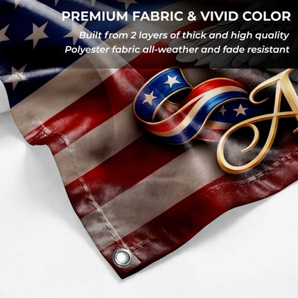 SP-01 God and Country Flag Christian Patriotism Bald Eagle Memorial Day