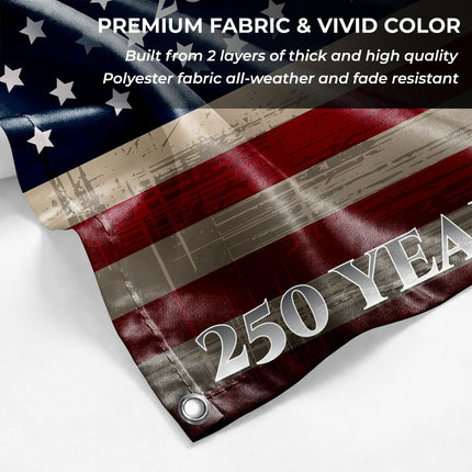 One Nation Under God Christian Patriot Flag America 250 HOF16 - Charming Present