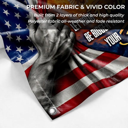 SP-01 God Bless America Faith Over Fear Flag Independence Day