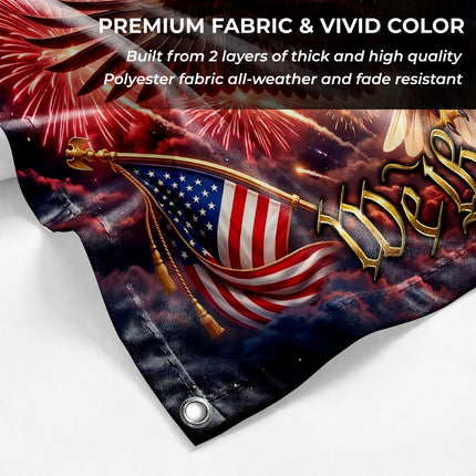 SP-01 Eagle Freedom Flag We The People Independence Day