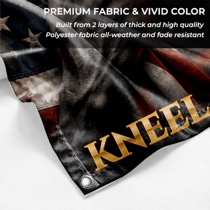 Trust In God Stand For The Flag Jesus Grommet Flag