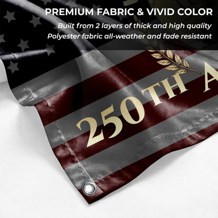 We The People 250th Anniversary Liberty Bell House Flag HOF18 - Charming Present