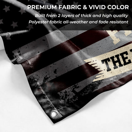 Personalized 250 Years of Freedom Vintage Eagle House Flag