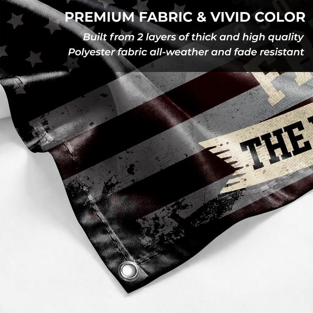 Personalized 250 Years of Freedom Vintage Eagle House Flag