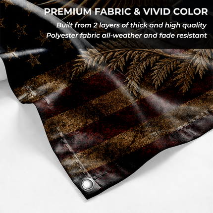 South Carolina Grommet Flag Thankful Grateful Blessed Eagle Palmetto