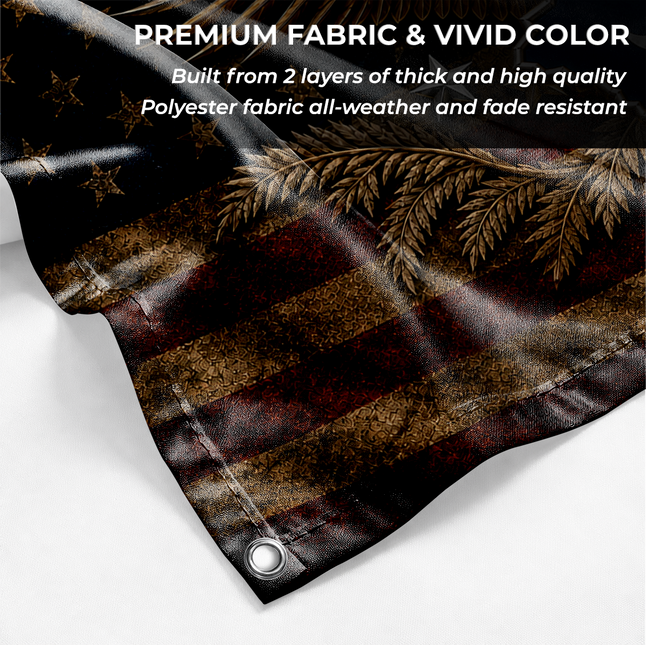 South Carolina Grommet Flag Thankful Grateful Blessed Eagle Palmetto