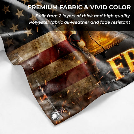 SP-01 Cross Patriotic Decor Christian Freedom Presidents Day
