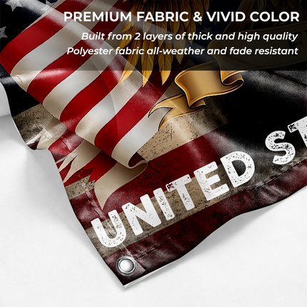 SP-01 United States Patriotic Flag Bald Eagle Freedom National Day of Prayer