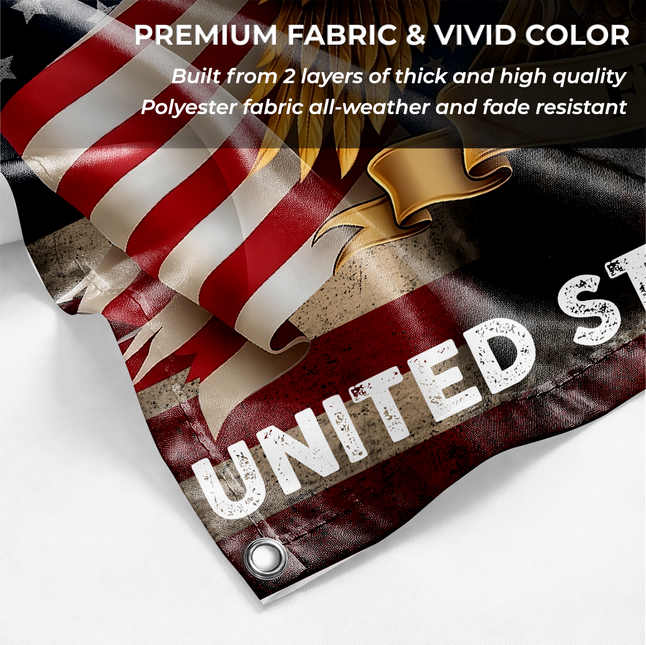 SP-01 United States Patriotic Flag Bald Eagle Freedom National Day of Prayer