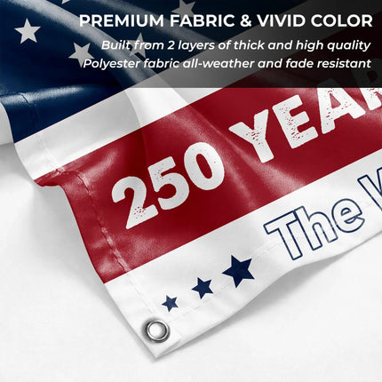 Personalized 250 Years of Freedom Eagle House Flag HOF21 - Charming Present