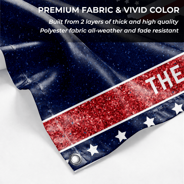 Personalized America USA Map Patriotic American House Flag