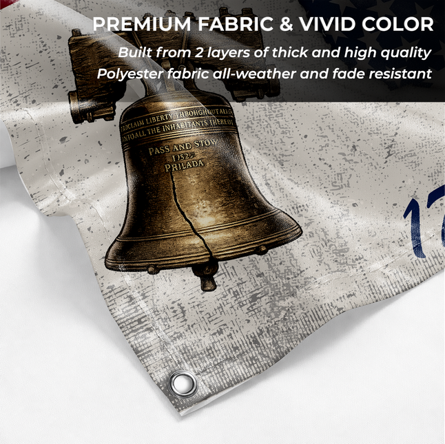 United States 250 Years of Freedom USA Map Eagle Liberty Bell House Flag