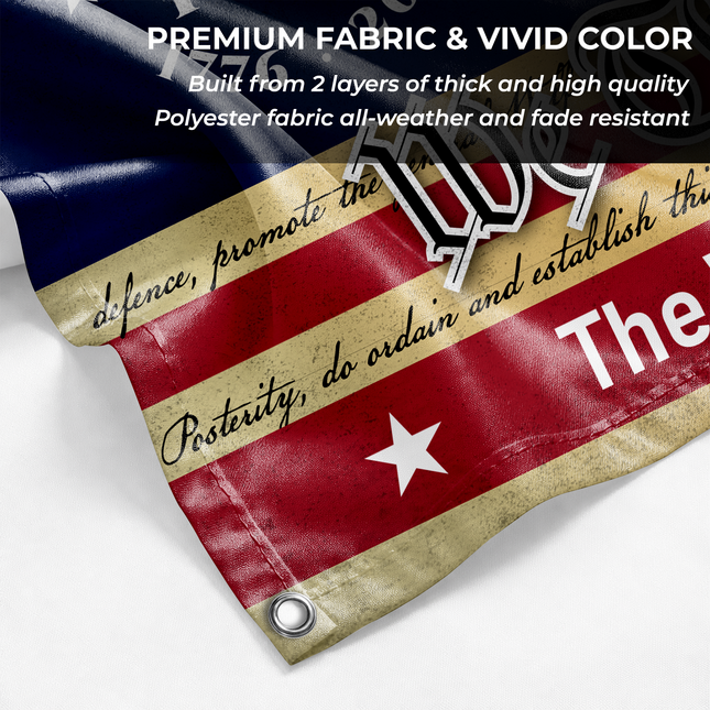 Personalized United States 250 Years Statue of Liberty House Flag